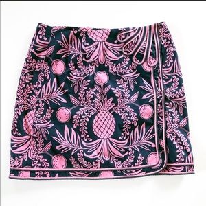 Lilly Pulitzer Faux Wrap Skirt Size 10